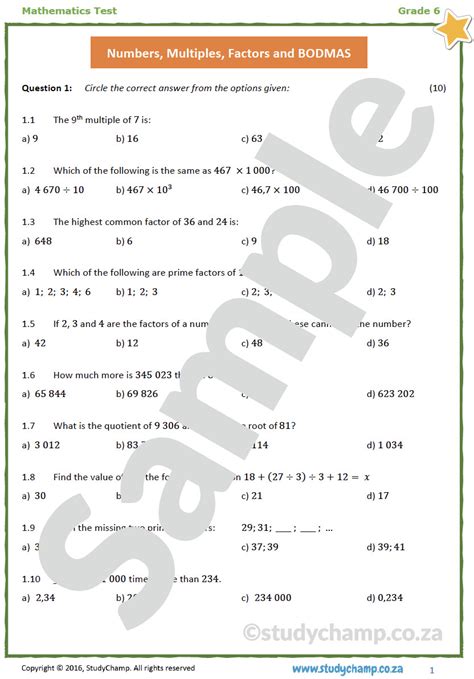 Math 6: Quick Start .